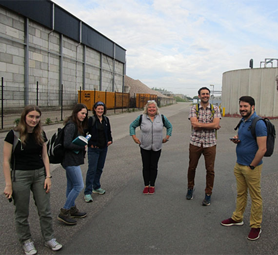 church building with uniquely shaped roof